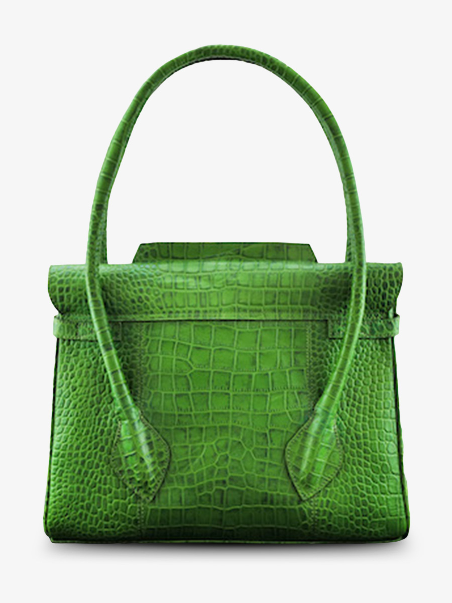foto-vista-posterior-bolso-de-mano-de-cuero-para-mujer-verde-colette-m-alligator-cocktail-jade-paul-marius-w28m-a-gr