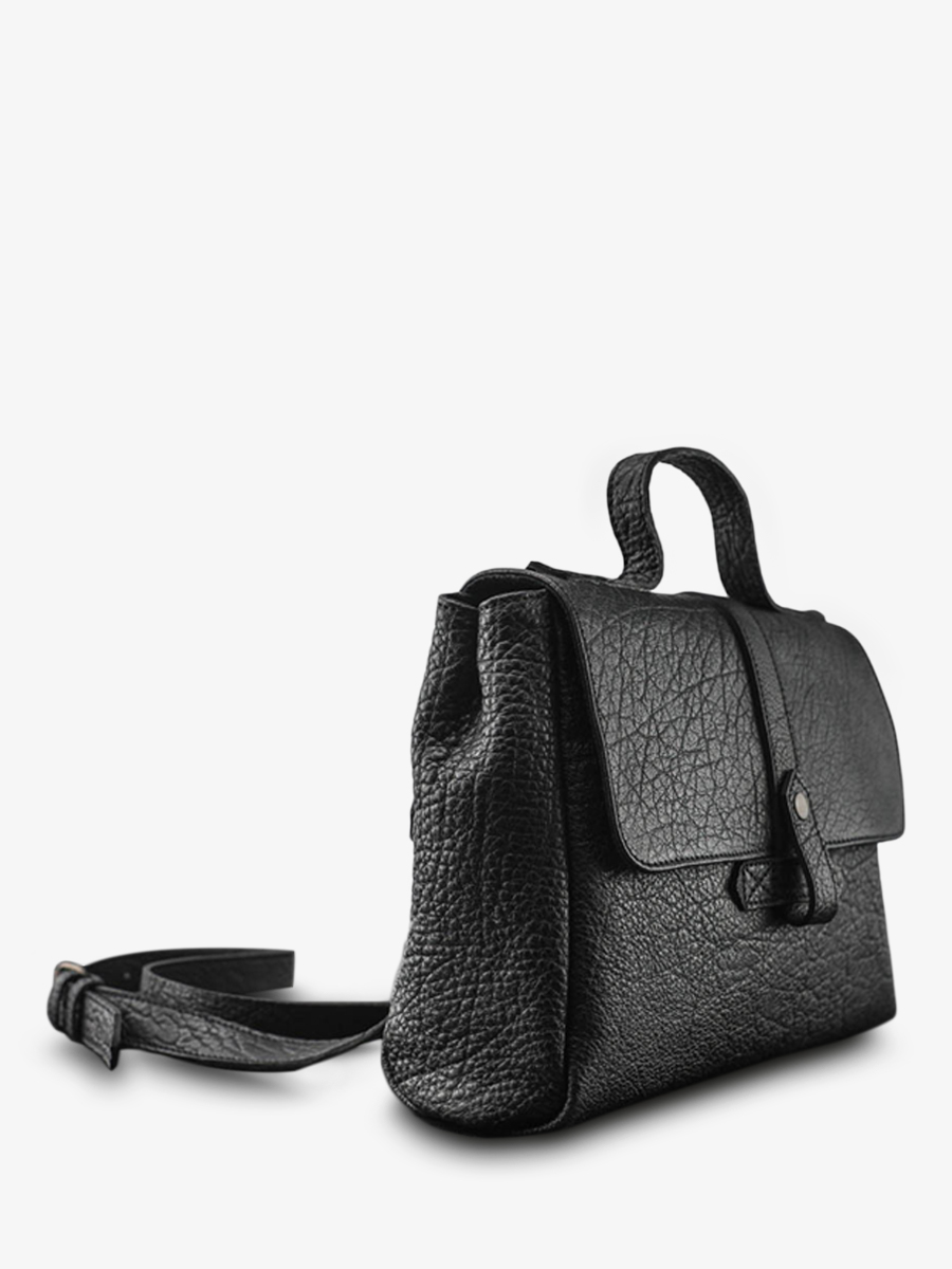 foto-vista-lateral-bolso-bandolera-cuero-mujer-negro-lecorneille-negro-paul-marius-w23-b