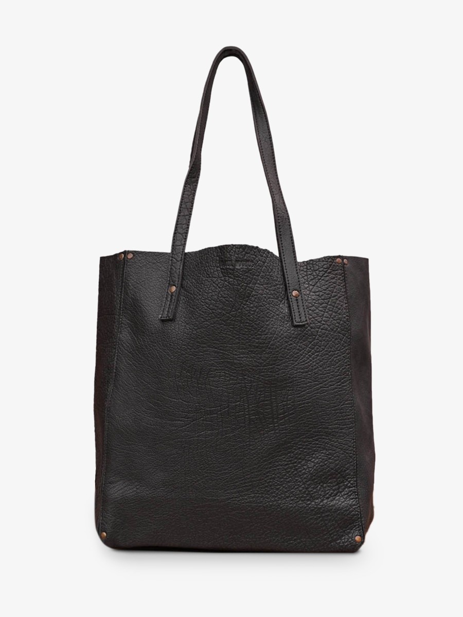 foto-vista-frontal-bolso-de-mano-de-cuero-para-mujer-negro-leffronte-l-noir-paul-marius-w11-b