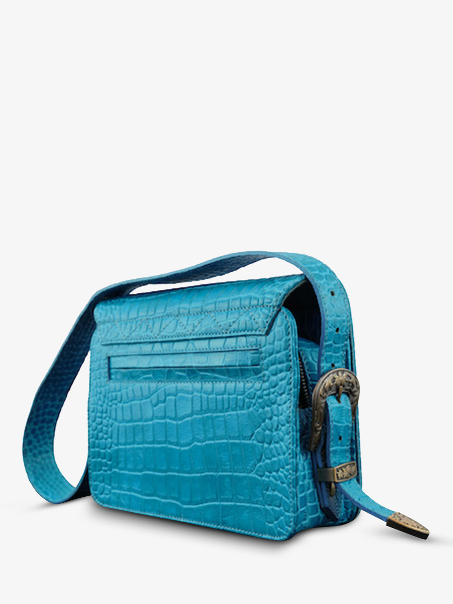 foto-vista-posterior-bolso-bandolera-cuero-mujer-azul-lebaguette-alligator-cocktail-topaze-paul-marius-w29-a-blu