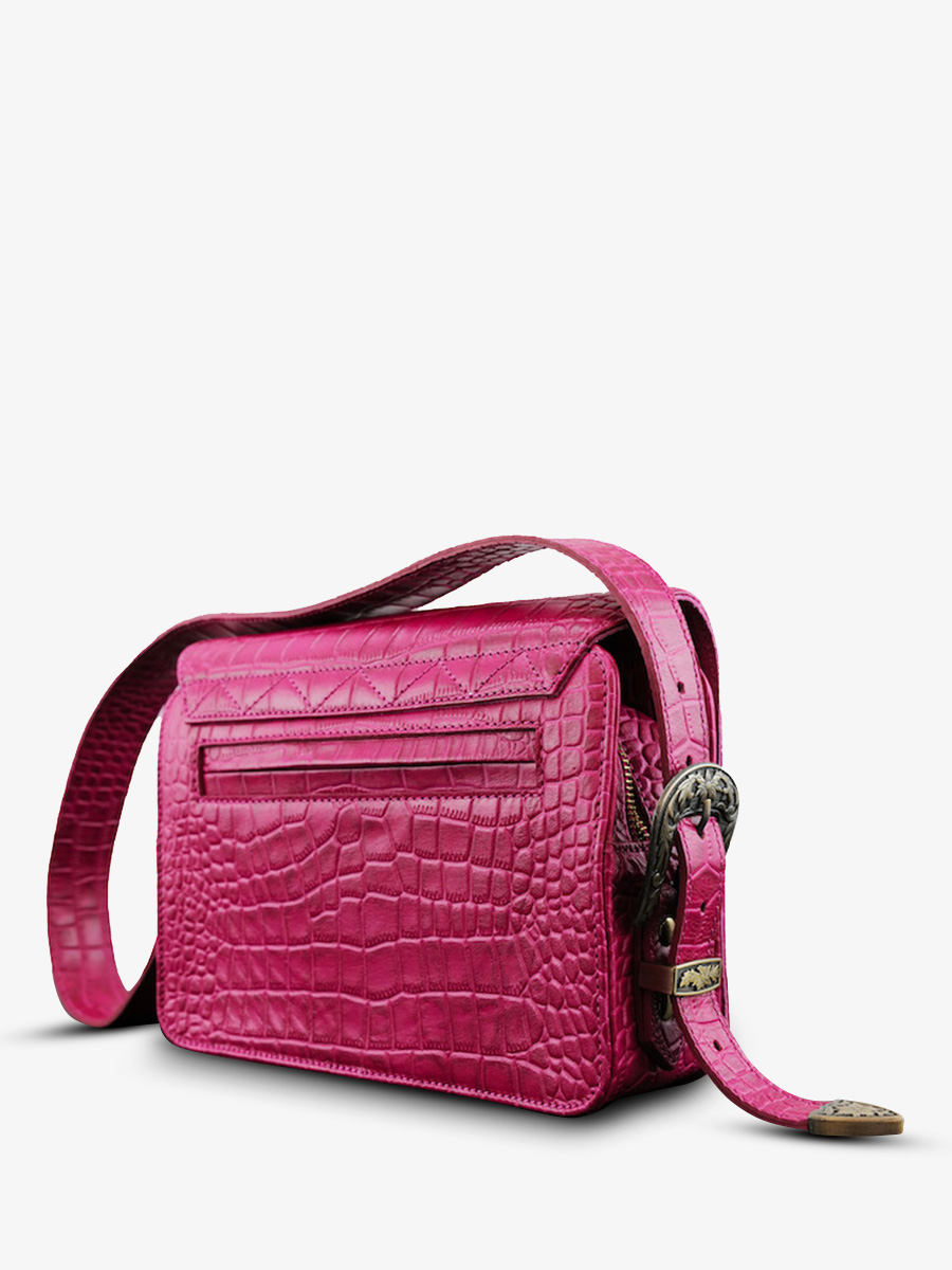 foto-vista-posterior-bolso-bandolera-cuero-mujer-rosa-lebaguette-alligator-cocktail-turmalina-paul-marius-w29-a-pi
