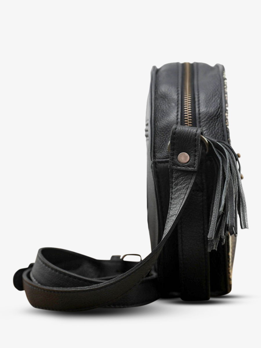 foto-vista-lateral-bolso-bandolera-cuero-ron-mujer-negro-monprecieux-pitón-negro-paul-marius-w18-p-b
