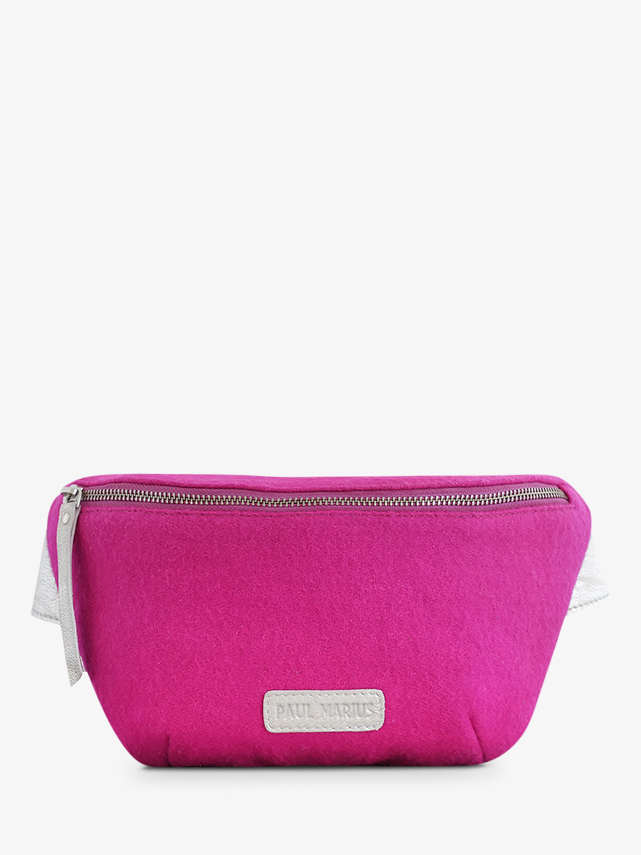 foto-vista-frontal-bolsa-banana-de-cuero-rosa-labanane-50s-fucsia-paul-marius-m503-fifties-pi