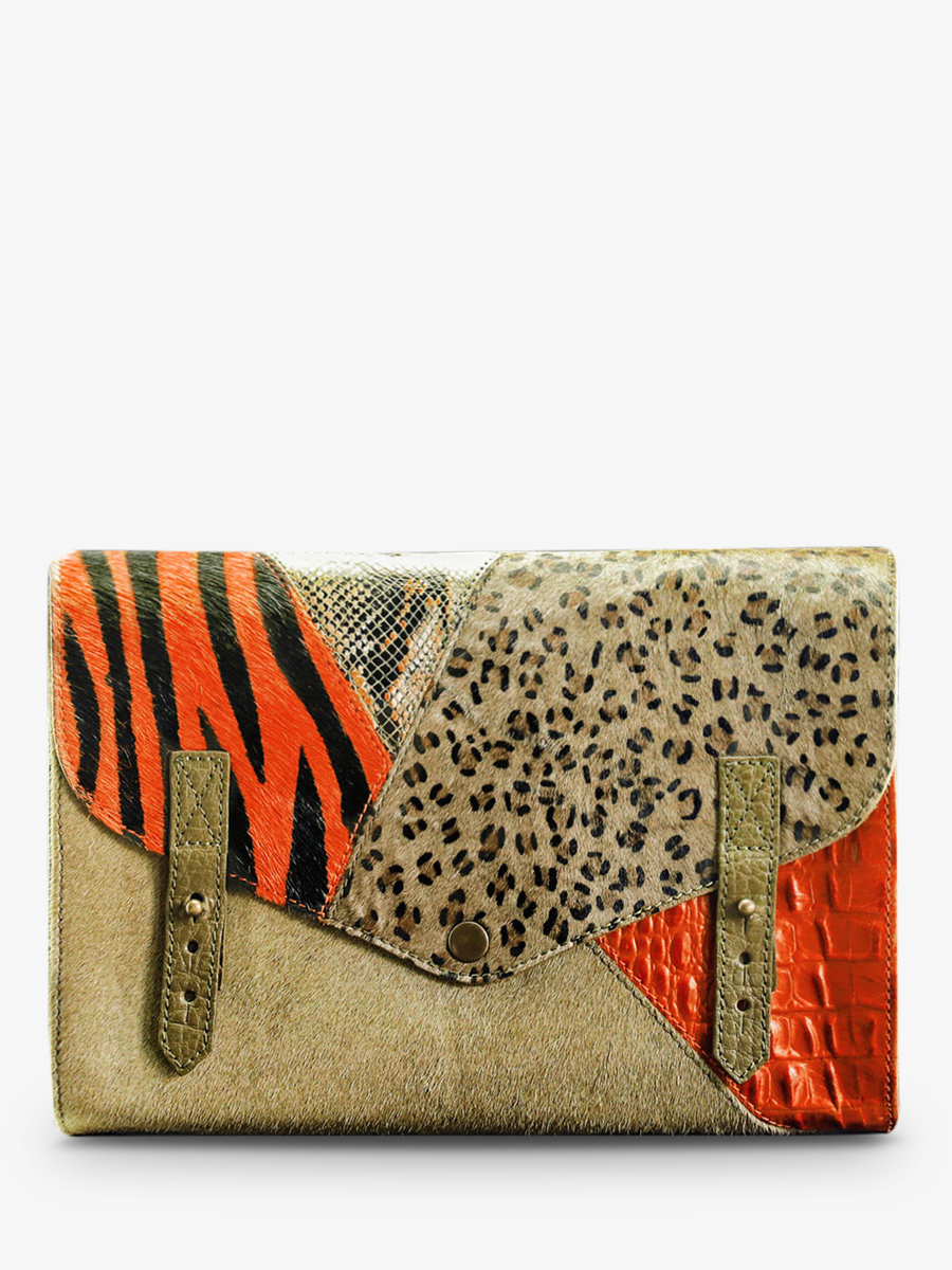 foto-vista-frontal-bolso-bandolera-cuero-mujer-naranja-verde-lindispensable-chimere-naranja-caqui-paul-marius-w08-ch-o-k