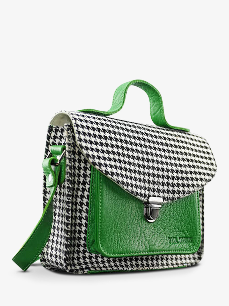 foto-vista-lateral-bolso-bandolera-cuero-mujer-verde-mademoiselle-george-grand-prix-verde-ácido-paul-marius-w05-hs-gr