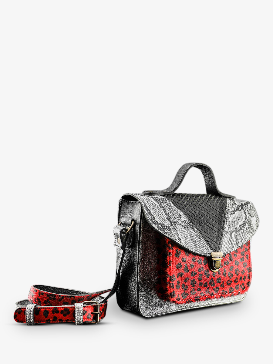 foto-vista-lateral-bolso-bandolera-cuero-mujer-plateado-negro-rojo-mademoiselle-george-chimere-argente-noir-rouge-paul-marius-w05-ch-s-b-r