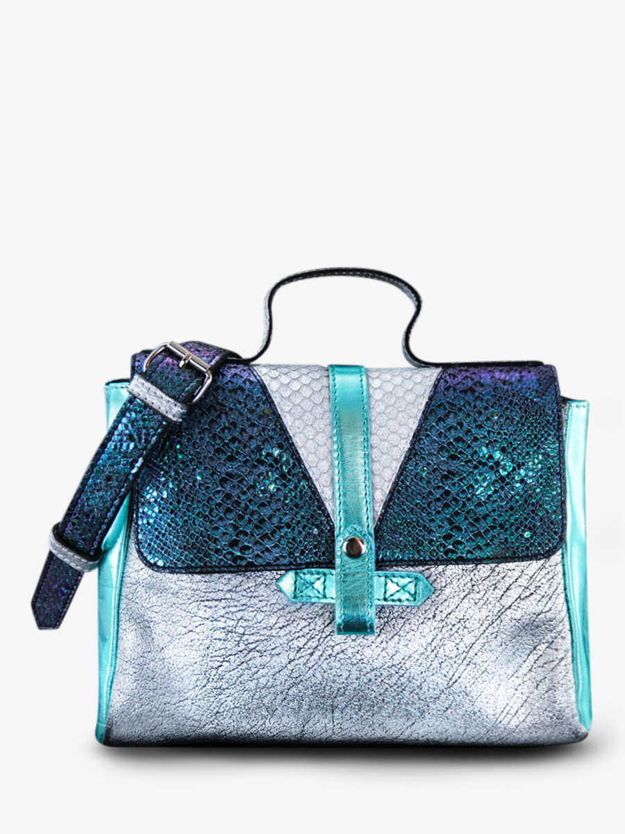 foto-vista-frontal-bolso-bandolera-cuero-mujer-azul-blanco-lecorneille-chimere-polar-paul-marius-w23-ch-s-blu