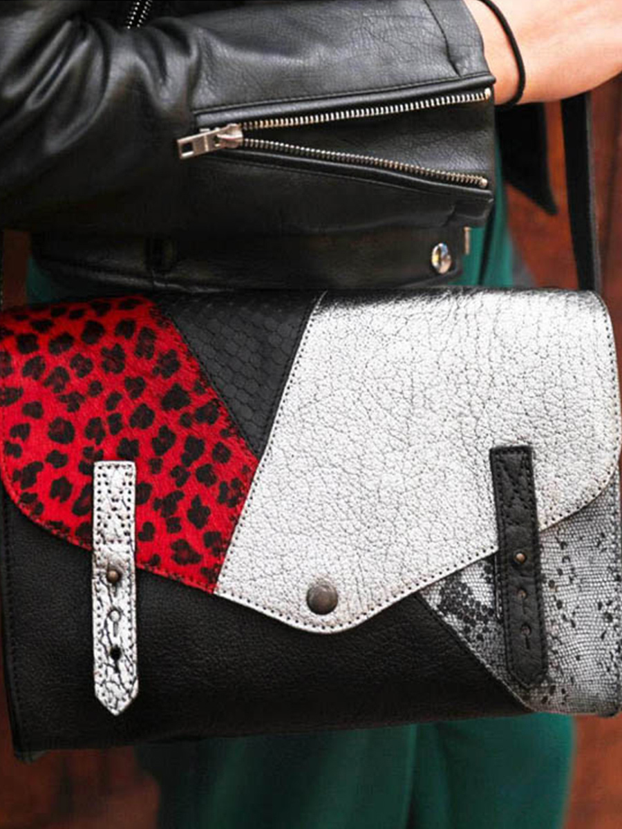 foto-bolso-bandolera-cuero-mujer-plateado-negro-rojo-lindispensable-chimere-plateado-negro-rojo-paul-marius-w08-s-b-r