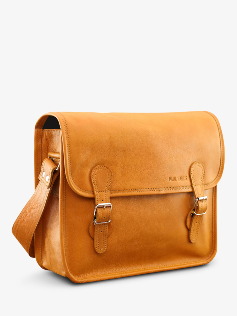 foto-vista-lateral-portadocumentos-cuero-a4-amarillo-lasacoche-m-safran-paul-marius-m02s14-y