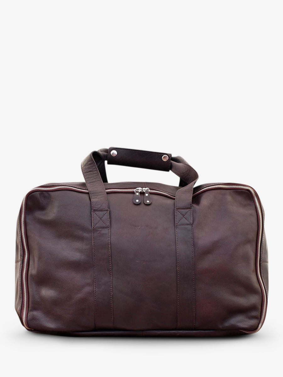 foto-vista-frontal-bolsa-de-viaje-cuero-negro-leglobe-trotter-indus-paul-marius-m102-d