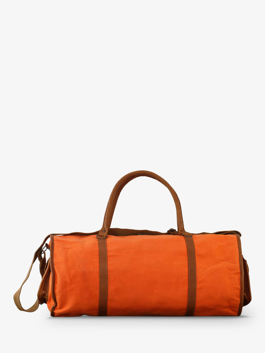 foto-vista-lateral-bolsa-de-viaje-de-cuero-naranja-levoyageur-lona-xl-naranja-paul-marius-m08s60-oc