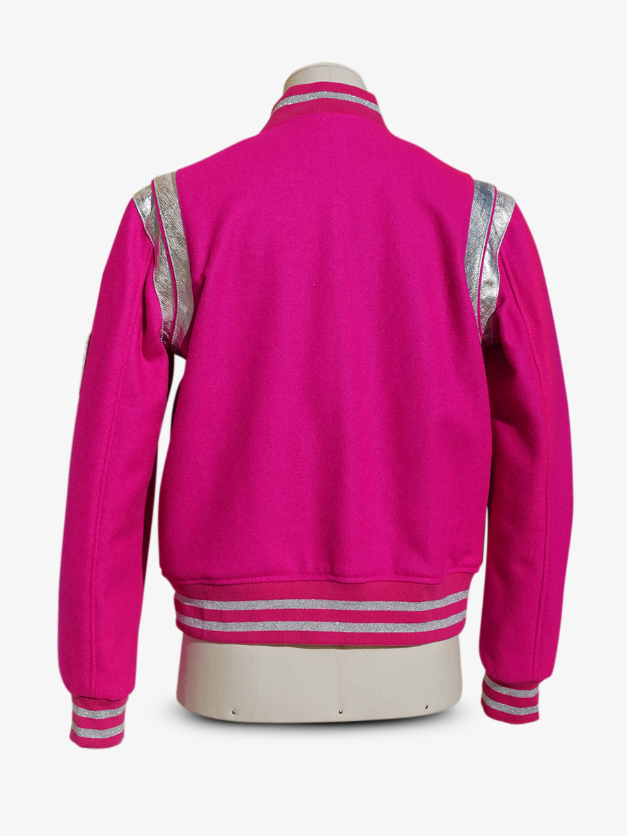 foto-vista-posterior-teddy-chaqueta-de-cuero-y-tejidos-leteddy-50s-fucsia-paul-marius-tdy-fifties-pi-l